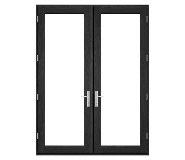 Pella Reserve Contemporary Wood Hinged Patio Door in Allentown